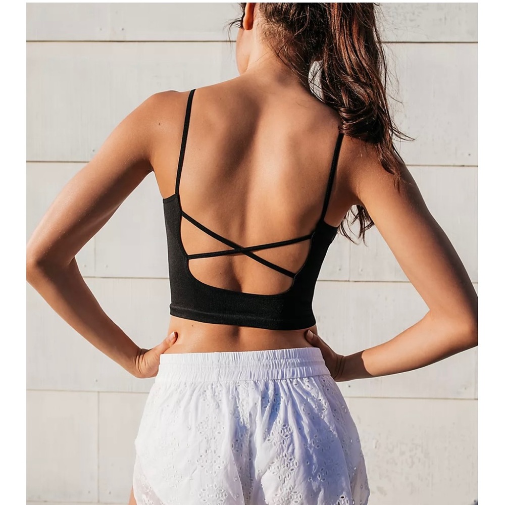 Set of 3 Free people strappy back crop